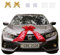CYZBL Neue Autoschleife, Wetterfeste Elegante Auto Schleife, Geschenke Bögen Dekoration, Geschenkverpackung Car Ribbon Bow, Auto GeburtstagRiesige Große Rote Schleife