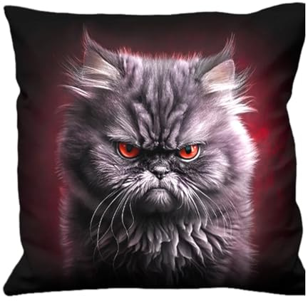 Spiral Anger Management None Kissen Multicolor Gothic, Katzen Standard