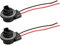 PENGNAQP Sensor Stecke Auto Licht Basis T25 3156 3157 Birne Sockel Stecker Mit Draht Lampe Halter Zubehör 2Pcs(3156 Bulb Socket)