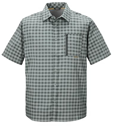 killtec Herren Funktionshemd/Hemd Kurzarm/Outdoorhemd KOS 44