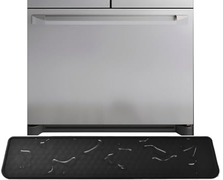 Fridge Mats - Silicone Splash Guard for Washing Machine Washable & Versatile for Tumble Dryer Floor Kitchen Cabinet