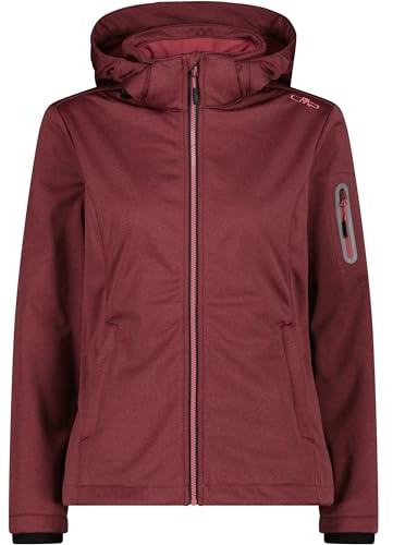 CMP Woman Jacket Zip Hood Peony Mel. - 44