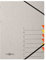 Pagna 44307-12 Ordnungsmappe 7 Fächer Easy Grey 1-7 orange