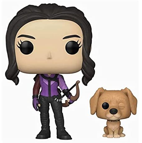 Funko Pop! & Buddy: Hawkeye – Kate Bishop mit Dog - Hawkeye TV Show - Vinyl-Sammelfigur - Geschenkidee - Offizielle Handelswaren - Spielzeug Für Kinder und Erwachsene - TV Fans