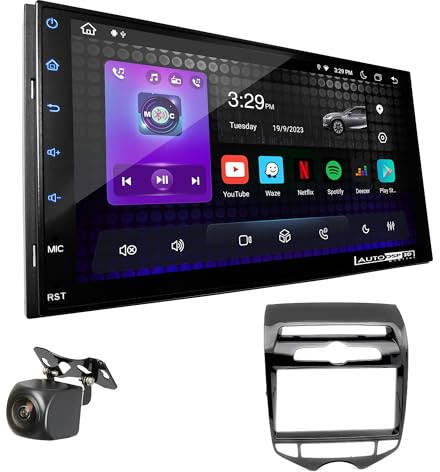 UGAR Kompatibel für Hyundai iX-20 2010+ 7 Zoll Android DSP 13 4GB+64GB DAB+ Autoradio HD Voller Touchscreen GPS Navigation