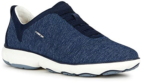 Geox Damen D Nebula Sneaker, Navy, 38 EU