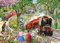 The House of Puzzles - Daily Express Jigsaw - Big 500 Piece Jigsaws For Adults, Extra Large Pieces, Artist Illustrated, Scenic Landscape, Deluxe Puzzle Gifts