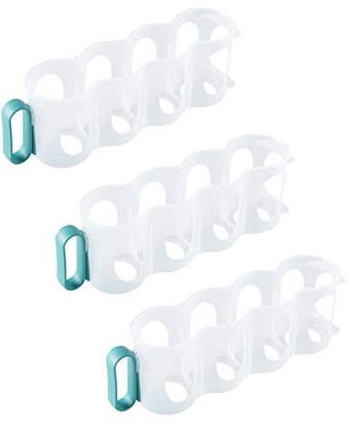 Plcnn 3pcs Portable Soda Can Organizer, Refrigerator Soda Can & Bottles Organizer Canned Food Bin Stackable Dispenser with Handle Beverage Holder Dispenser