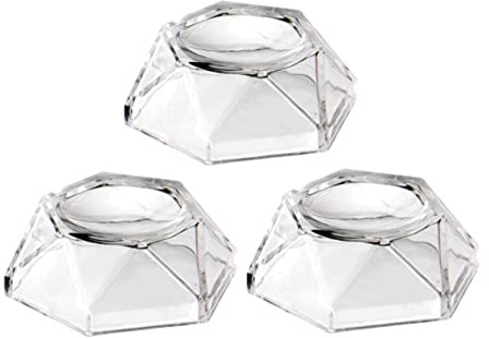 Parliky Kristallkugel-Basis Aus Acryl Transparent 3 Stück | Transparentes Acryl, 3 Stück Set, Für Zuhause Party Und Raum Dekoration