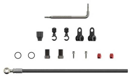 Sram Unisex – Erwachsene Scheibenbremsleitungs Bremsleitungs Kit, Silber, 2000 mm