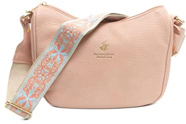 BEVERLY HILLS POLO CLUB DAMENTASCHE D BEIGE BH-3242.BE demetra Umhängetasche mit doppeltem Schultergurt beige ND Wahl = P, beige, Einheitsgröße