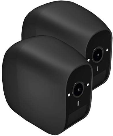 Silicone Protective Case for EufyCam E, Pack of 2 Weatherproof Soft & Durable Silicone Case for Eufy Camera, Waterproof Silicone Case for Eufy Security eufyCam E Camera