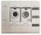 LAUNDREEZY 2x Waschmaschinenschrank, Wäscheschrank, Mehrzweckschrank und 4x Schrankaufsatz, Weiß - Waschmaschinen-Überbauschrank TÜV-zertifiziert mit viel Stauraum - 235 x 200 x 67,5 cm (B/H/T)