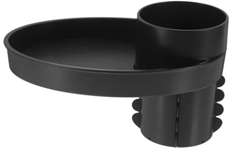 FELTECHELECTR Auto Sitz Tray Multifunktionales Auto Snack Tablett mit Becherhalter Tragbarer Fahrzeug Ess und Snacktisch für Kinder Universeller Autotisch für Getränke und Snacks