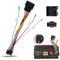 16 Pin Adattatore Cavo Connettore da 16 Poli Standard ISO Adattatore per Android Autoradio Connettore Universale Autoradio con Linee di Controllo del Volante Key 1 Key2 e Linea di Controllo Inverso
