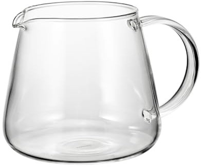 Hario VBS-60 V60 Barista Server, 600 klar, 600.3 ml (600 ml), für 1-5 Tassen, mikrowellengeeignet, Made in Japan