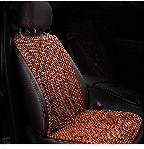Autositzbezug Schutzkissen Naturholzperlen Massage Cool Pad Auto Interior, 1er-Pack / 2er-Pack / 3er-Pack (Größe: 1er-Pack)