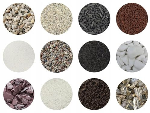 Starterset Wald im Glas, Pflanzenterrarium, Ökosystem, Dekosand, Kies, Steine, Kieselsteine