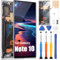 TFT pour Samsung Galaxy Note 10 Écran LCD pour Galaxy Note 10 SM-N970F SM-N970U Écran Tactile Digitizer Assemblée avec Réparation Kit Noir avec cadre, Sans déverrouillage d'empreinte digitale)