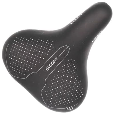 MVTEK ErgoFit Fahrradsattel Unisex Fahrradsattel Höchster Komfort mit Prozone Polsterung Gefederter Fahrradsattel 220x260mm Ergonomischer Citybike Sattel 370g Fahrradzubehör