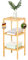 Floordirekt Bambus Regal, schmales Standregal für Badezimmer, Schlafzimmer, Wohnzimmer, Holzregal mit 3/5 Etagen, Regal Größe 34 x 33 x 80 cm (Lowa) (3 Etagen)