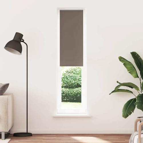 vidaXL Verdunkelungsrollo Kaffeebraun 45x230 cm Stoffbreite 40,7 cm