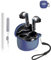 Custodia protettiva in silicone per cuffie Bluetooth JBL Tune Flex 2, resistente ed ecologica, con fori precisi e compatibilità di ricarica, blu