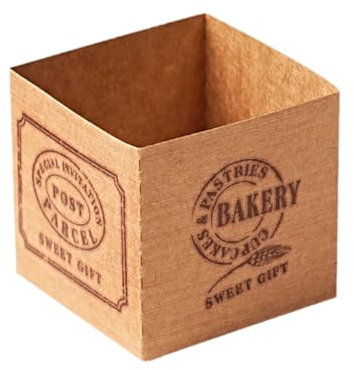 Watreketal 100 moldes de papel antiadherentes para hornear, pasteles, papel para hornear, apto para horno