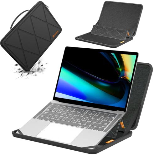 Smatree MS63 Hard EVA Protective Sleeve with Stand Compatible for 13.3 inch Apple MacBook Air 2009/2010/2011/2012/2013/2014/2015/2017/A1466/A1369/A1304, for 13.3 inch Apple MacBook Pro 2012/A1278