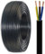 Cavo Di Alimentazione Flessibile Certificato UE A 3 Conduttori Da 0,5 Mm² A 6 Mm² - Rame Privo Di Ossigeno For Impieghi Gravosi, PVC Ecologico, Ignifugo, Ad Alta Conduttività(30ft,3C-0.5mm²)