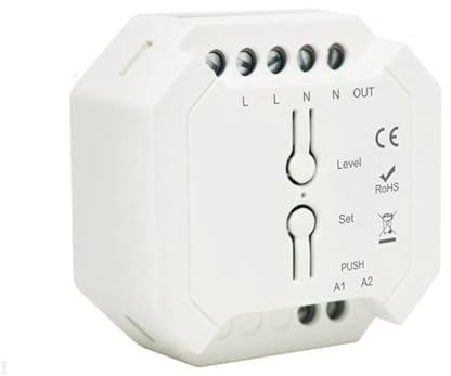Yarryuter Tuya ZigBee Triac Dimmer LED Controller Smart Dimmer for Dimmable LED Lights Support Smart APP Remote Control A
