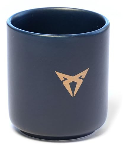 Seat 6H1069601K Kaffeetasse Becher Tasse Kaffeebecher Trinkbecher, 280ml, blau, mit CUPRA Logo