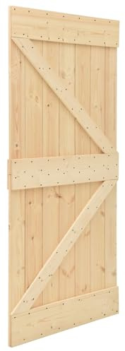 vidaXL Puerta NARVIK 90 x 210 cm Natural