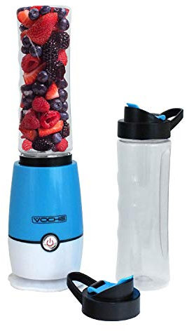 Shake & Take Multi-Blender Smoothie Maker Juicer Chopper Processor + 2 Bottles - Blue