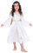 amscan 9904056 - Kinder Engel Kleid, Flügel & Stirnband Mädchen Weihnachten Krippe Verkleidung Kostüm Großes Sternenmuster Alter 11-12 Jahre