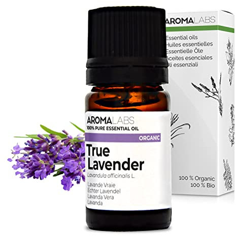 Aroma Labs - Lavanda - Aceite Esencial Orgánico - Quimiotipado y Certificado AB - 5 mL