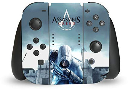 Head Case Designs Offizielle Zugelassen Assassin's Creed Altaïr Versteckte Klinge Schluessel Kunst Vinyl Haut Gaming Aufkleber Abziehbild Abdeckung kompatibel mit Nintendo Switch Joy-Con Controller