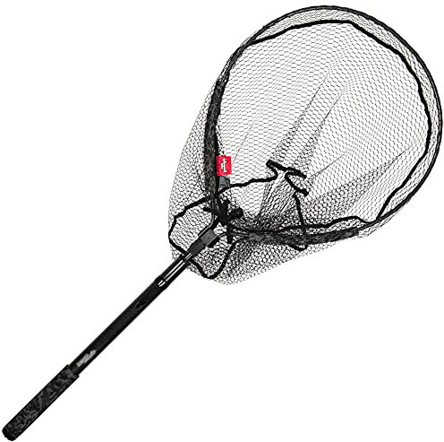 Fox Rage Street Fighter 5,5m 50x60cm Carbon Net - Kescher zum Spinnfischen, Raubfischkescher für Zander & Hecht, Spundwandkescher