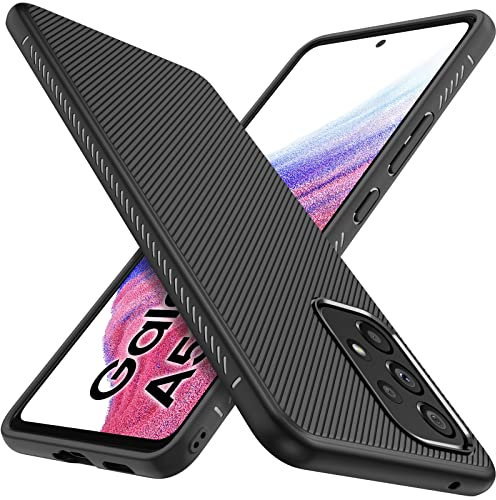 iBetterTEC Coque Compatible avec Samsung Galaxy A53, Coque TPU Housse Silicone Ultra Mince, Anti-Choc Durable, Compatible avec Samsung Galaxy A53 Smartphone.Noir