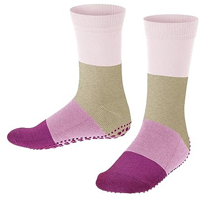 FALKE Unisex Kinder Hausschuh-Socken Summer K HP Baumwolle rutschhemmende Noppen 1 Paar, Rosa (Powder Rose 8900), 27-30