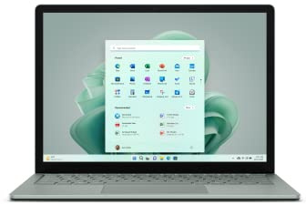 Microsoft Ordenador portátil Surface 5, i5, 8 GB de RAM, 512 GB SSD, Win 11 Home, portátil de 13,5 pulgadas, salvia, con plataforma Intel Evo