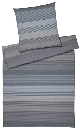 elegante Halbleinen Bettwäsche Fjord Graphit