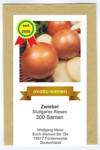 Zwiebel - Stuttgarter Riese - samenfeste Sorte - 300 Samen
