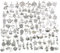PLABBDPL Schmuck Anhänger set, 100pcs Gemischte Charms Silber, Schmuckanhänger zum Basteln,Ohrringe Selber Machen Perlen, Armband , ,Diy Mädchen