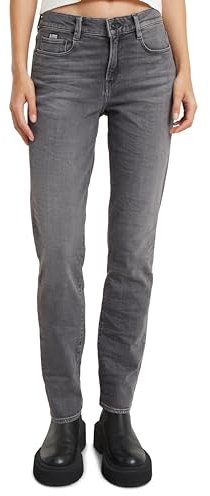 G-STAR Damen Ace 2.0 Slim Straight Jeans Jeans, Grau (Sun Faded Plata Grey D23638-d554-g351), 31W / 32L