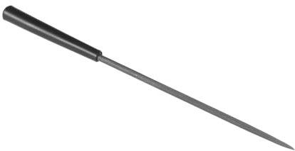 CoCud Lima de Aguja Redonda, Tamaño de Vástago 0.16, Longitud Total 6.3, Lima de Acero con Mango Antideslizante - (Aplicaciones: para Talleres)