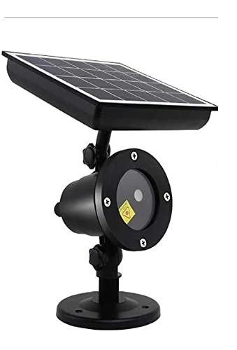 TUKRKRS Projecteur solaire de jardin, projecteur étanche en forme de flocon de neige, projecteur de paysage extérieur LED