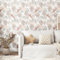 Yullpaper Papel Pintado Pared Autoadhesivo Vintage Vinilo Adhesivo Muebles Papel Pintado Flores Verde/Beige/Marrón Para Dormitorio Salon Papel Decorativo Adhesivo Selva Vinilo Cocina 40cm x 300cm