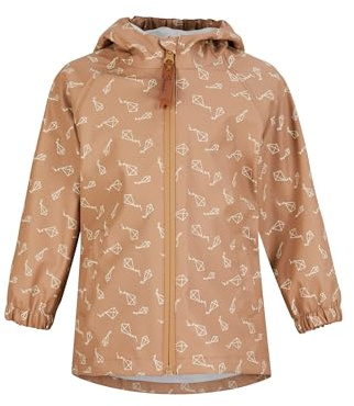 Sterntaler Regenjacke ungefüttert Drachen - Kinder Regenjacke wasserdicht - Jungen Jacke mit verschweißten Nähten Kapuze und reflektierendem Detail - robuste Regenbekleidung