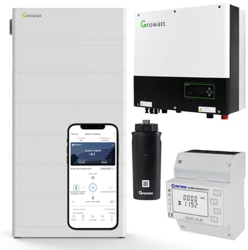 GROWATT SPH10000TL3-BH-UP 0% MwSt §12 III UstG 10kW Hybrid Wechselrichter mit 15.3kWh Solarspeicher-Set